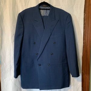 Men's Blue Suit Jacket 46R Pant 36 x 30